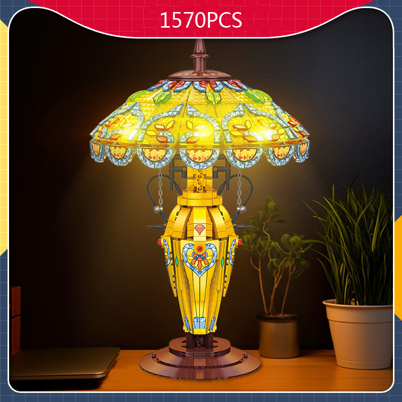 Collectible Vintage Lamps - Idea Moc Building Block Construction Sets
