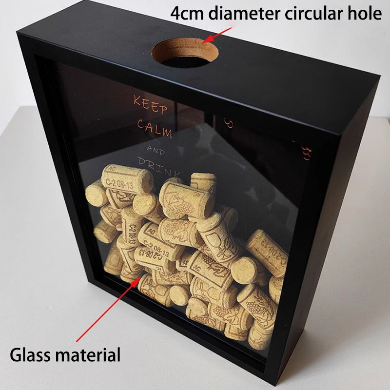 Red Wine Cork Display Frame Wo - Vintage Collectible Bottles บทวิจารณ์และราคา