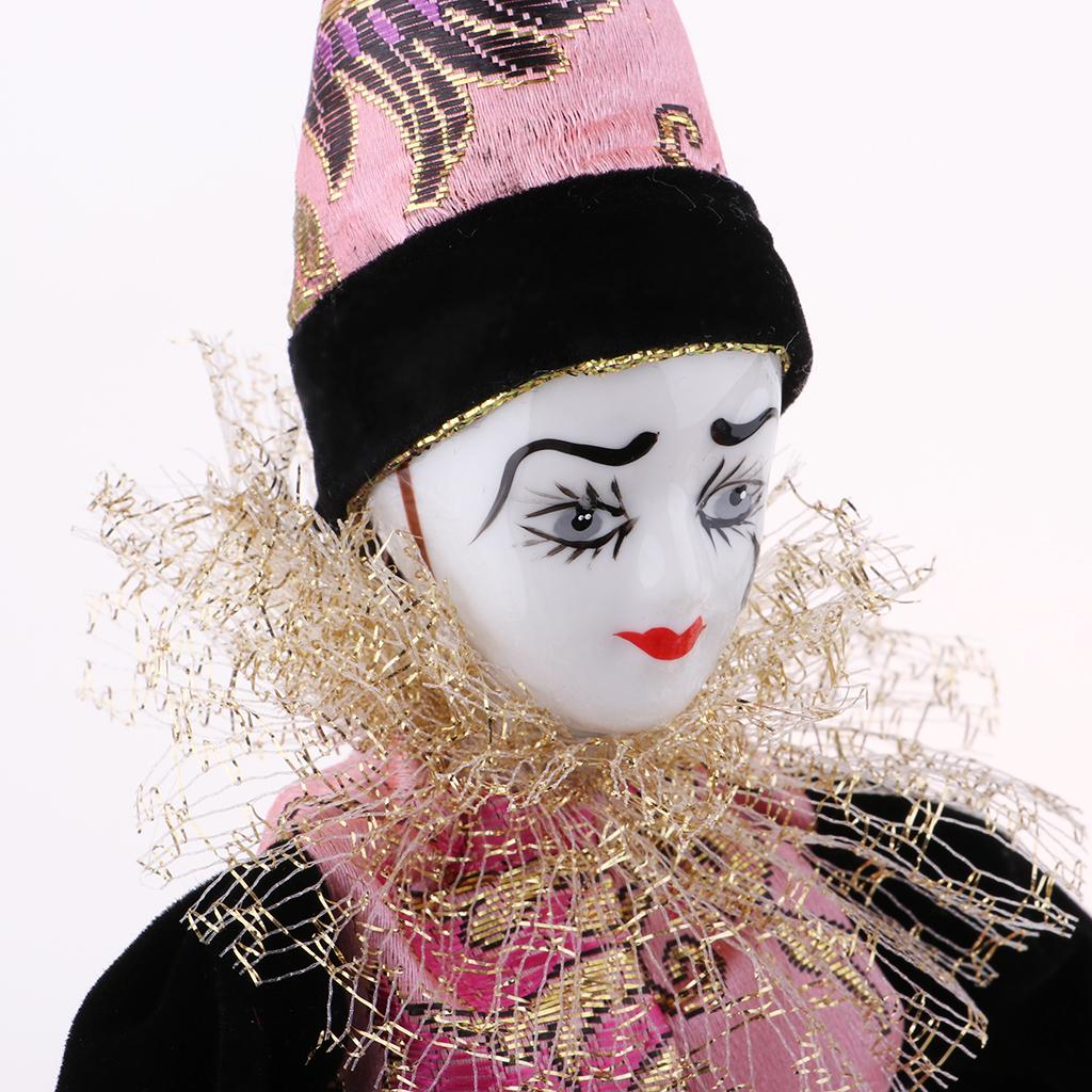 22cm Porcelain Clown Dolls Col - Vintage Collectible Clowns บทวิจารณ์และราคา
