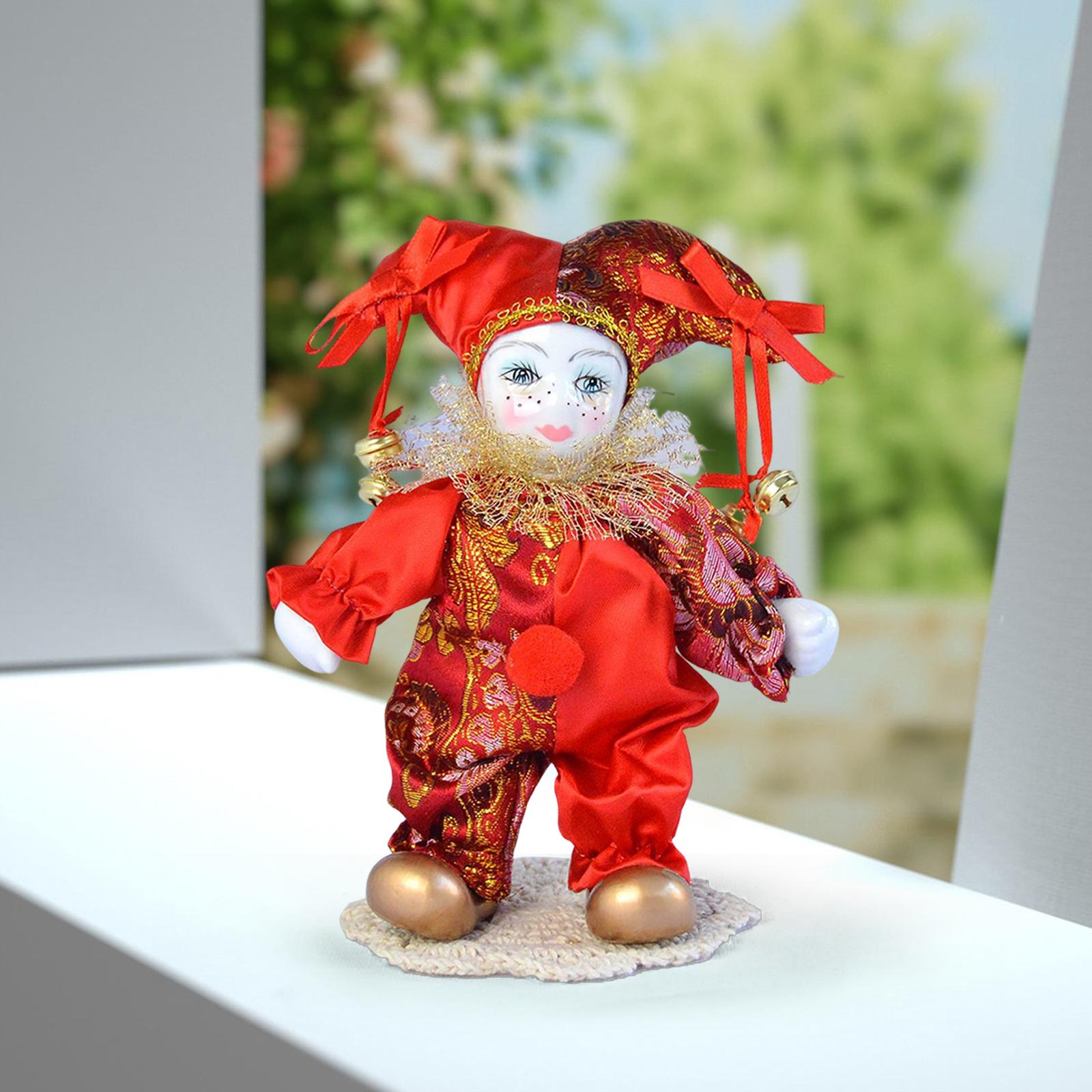 Vintage Harlequin Doll Antique - Vintage Collectible Clowns บทวิจารณ์และราคา