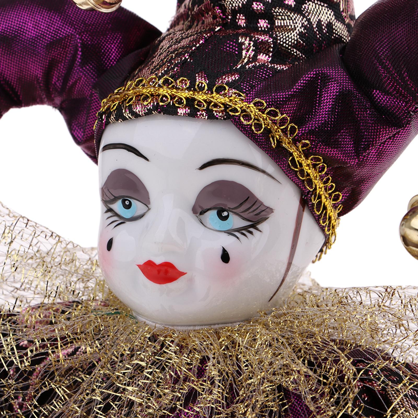 Italian Style Porcelain Dolls  - Vintage Collectible Clowns บทวิจารณ์และราคา