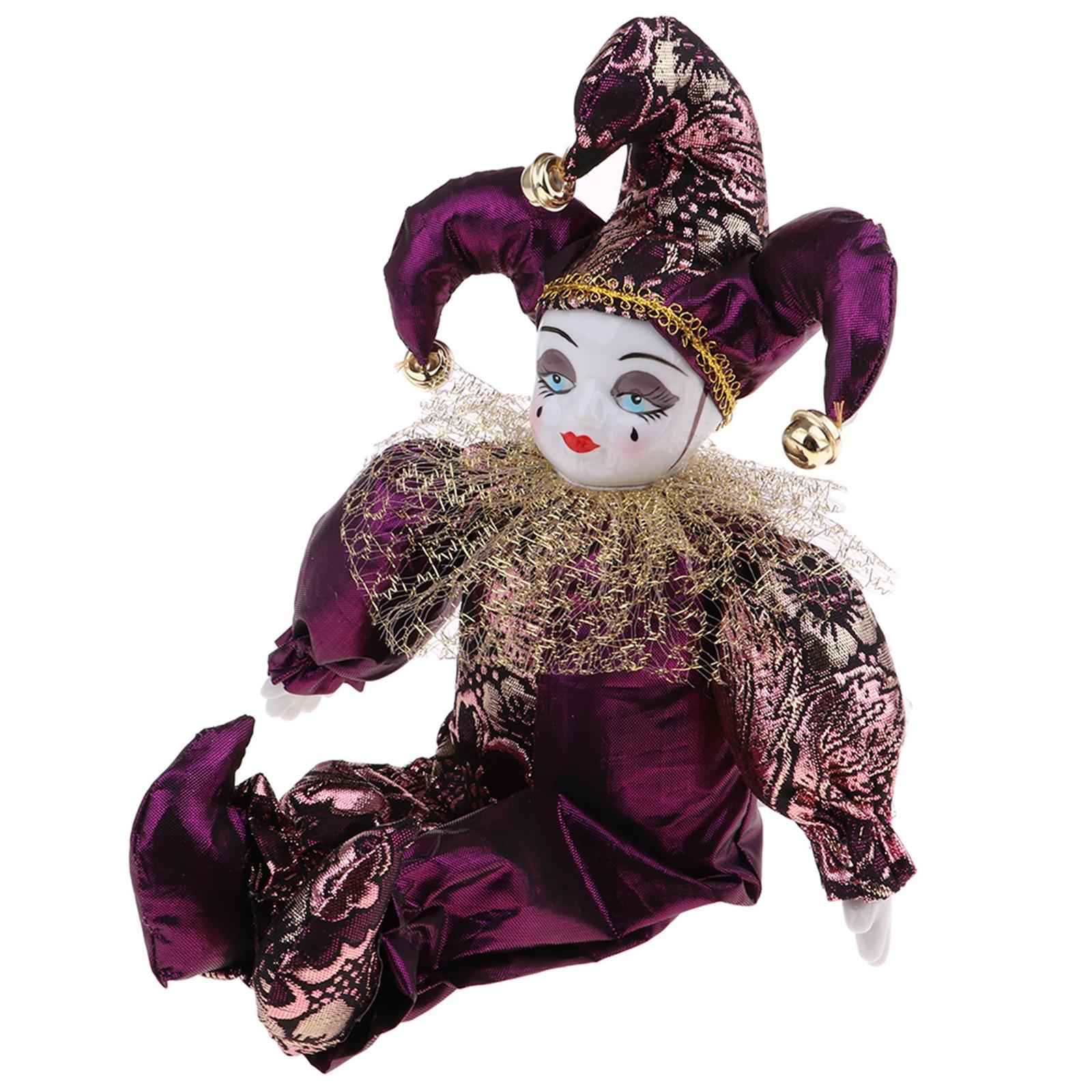 Italian Style Porcelain Dolls  - Vintage Collectible Clowns บทวิจารณ์และราคา