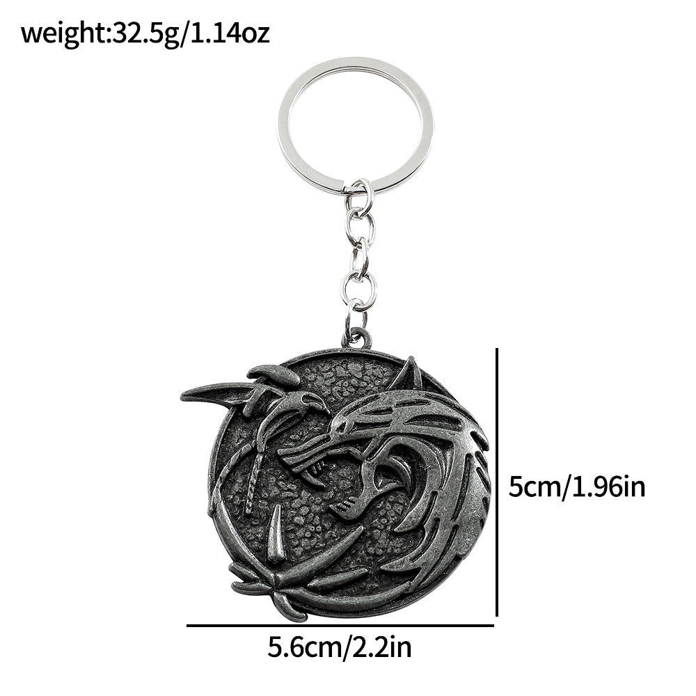 Vintage Wolf Head Keychain Gam - Vintage Item บทวิจารณ์และราคา