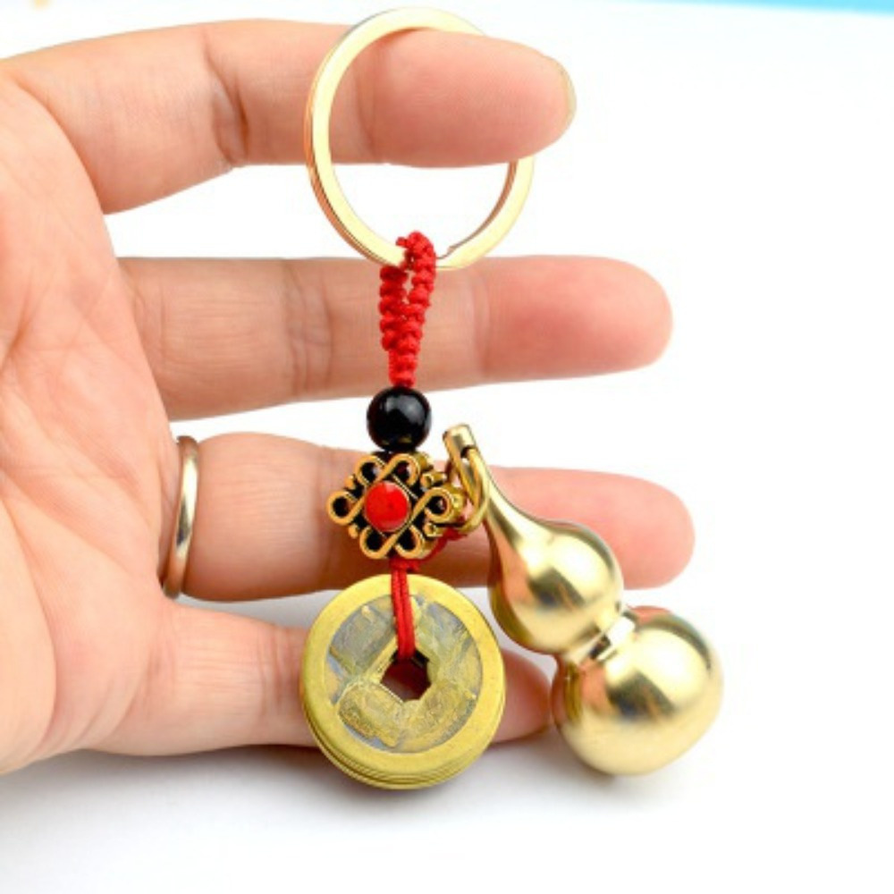 Vintage Brass Money Bag Keycha - Vintage Collectible Coins บทวิจารณ์และราคา