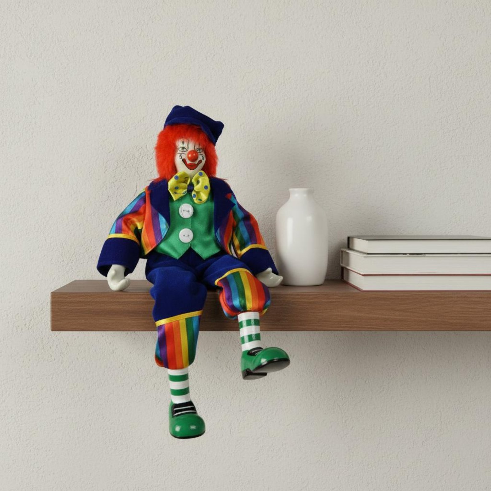 Dangling Leg Clown Doll Handma - Vintage Collectible Clowns บทวิจารณ์และราคา