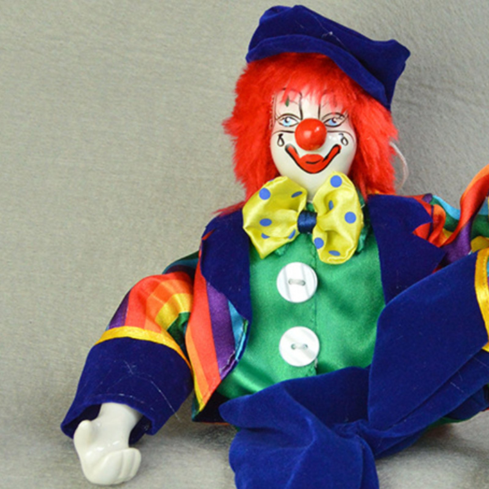 Dangling Leg Clown Doll Handma - Vintage Collectible Clowns บทวิจารณ์และราคา