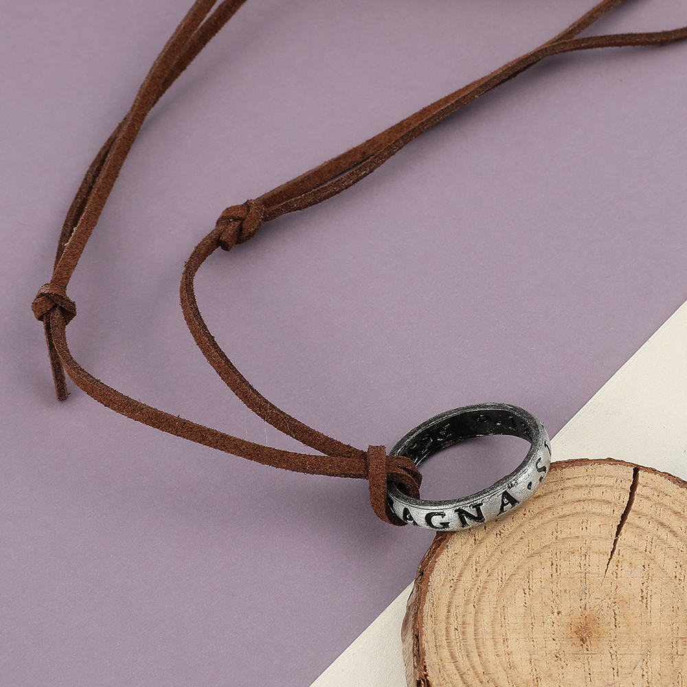 Game Anime Leather Chain Ring  - Vintage Item บทวิจารณ์และราคา