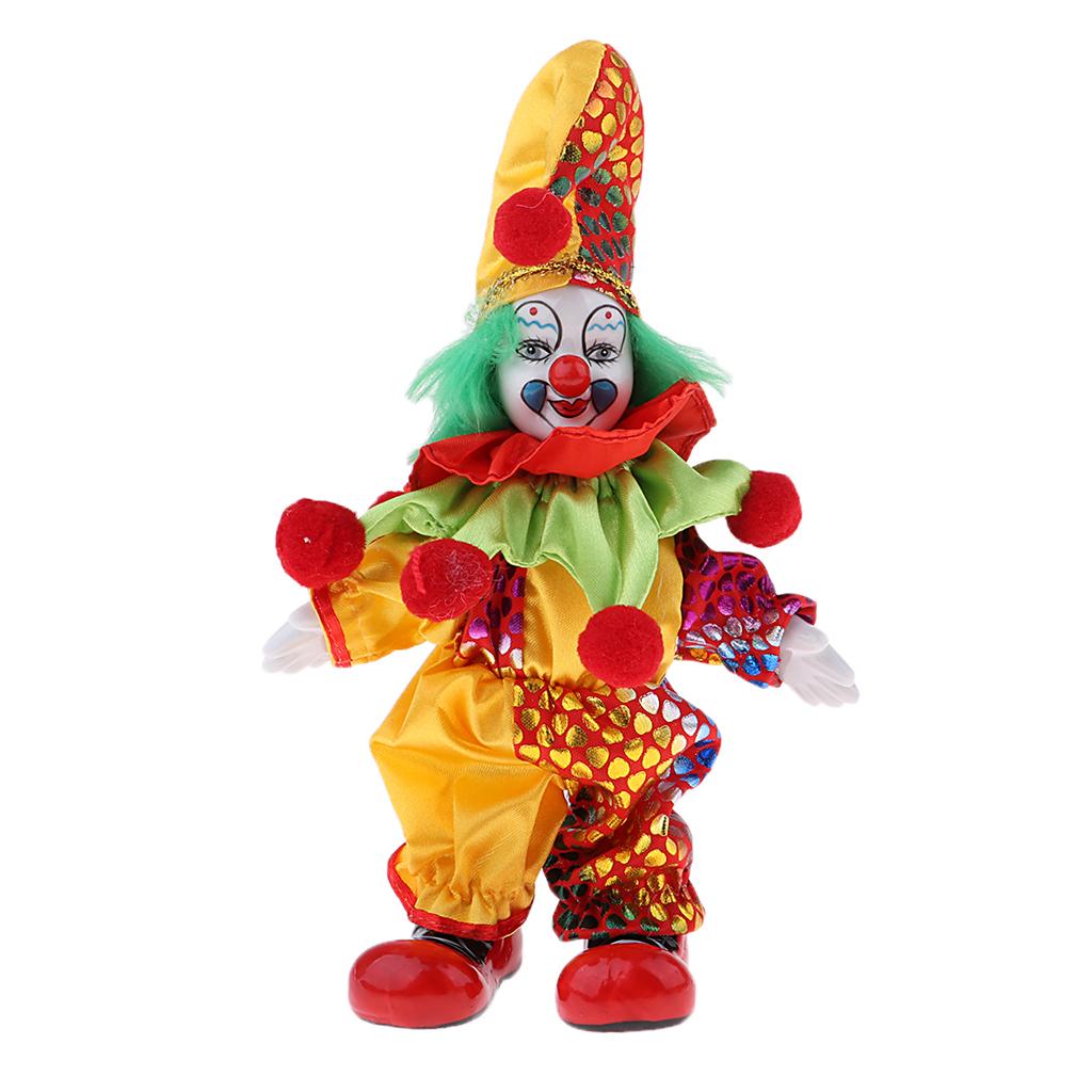 Clown Dolls Porcelain Handcraf - Vintage Collectible Clowns บทวิจารณ์และราคา
