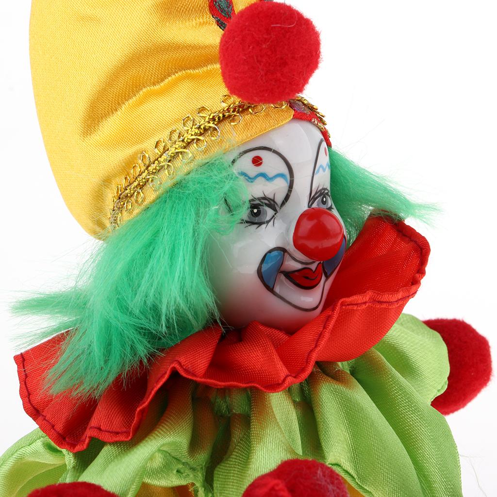 Clown Dolls Porcelain Handcraf - Vintage Collectible Clowns บทวิจารณ์และราคา