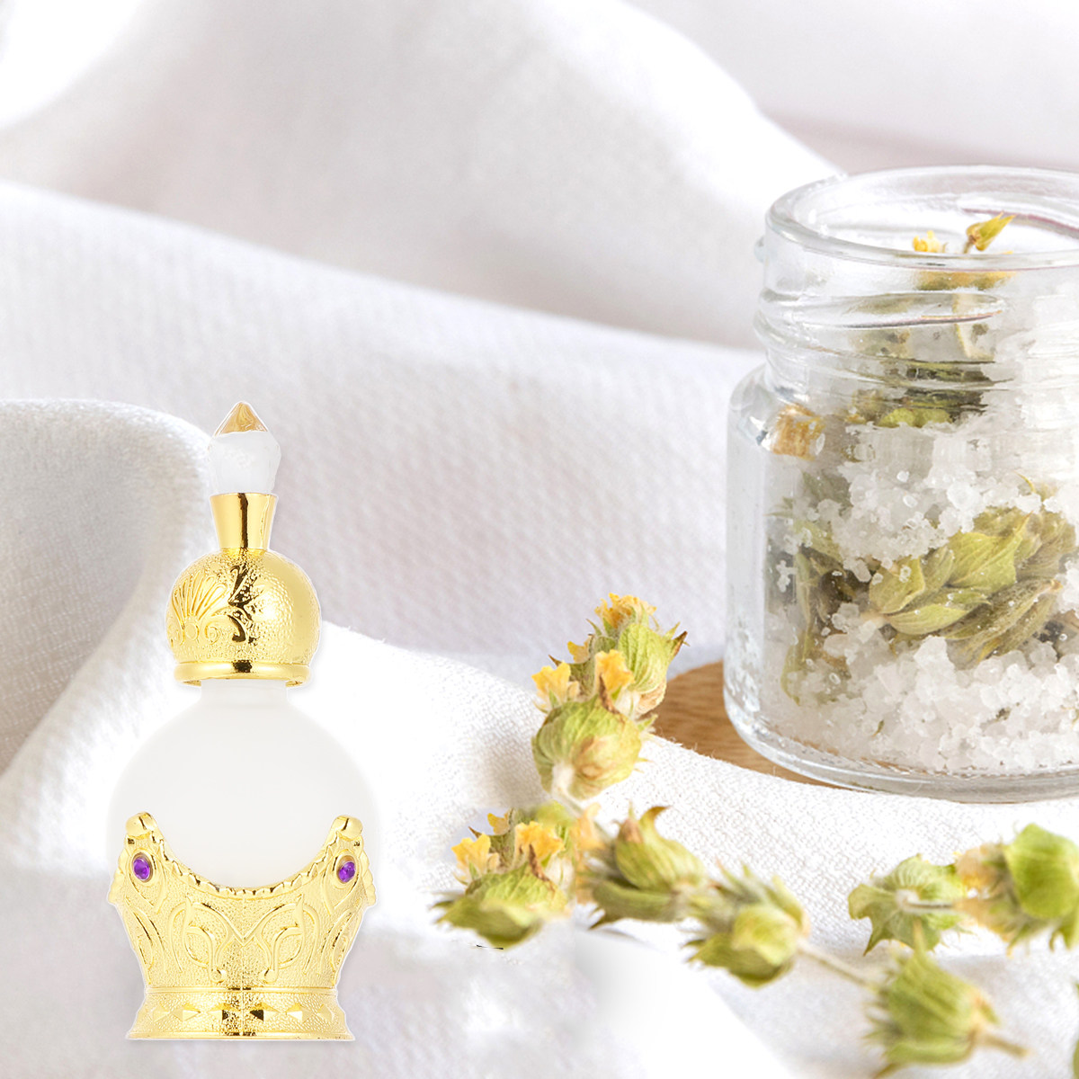 15Ml Gold Glass Perfume Bottle - Vintage Collectible Bottles บทวิจารณ์และราคา