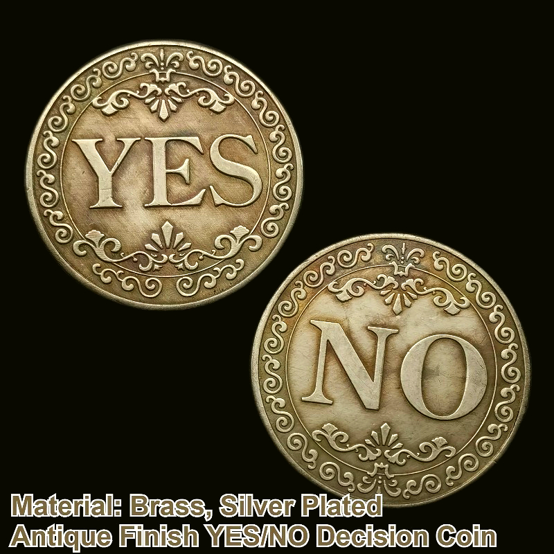 Vintage YES NO Decision Coin B - Vintage Collectible Coins บทวิจารณ์และราคา
