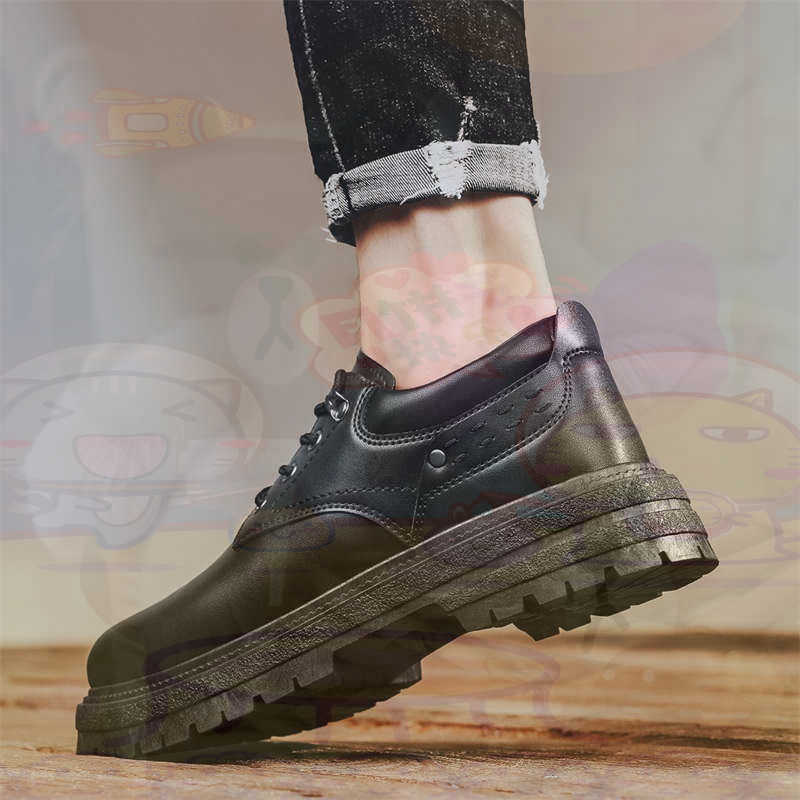 Dark Natural Leather Fashion T - Vintage Collectible Shoes บทวิจารณ์และราคา