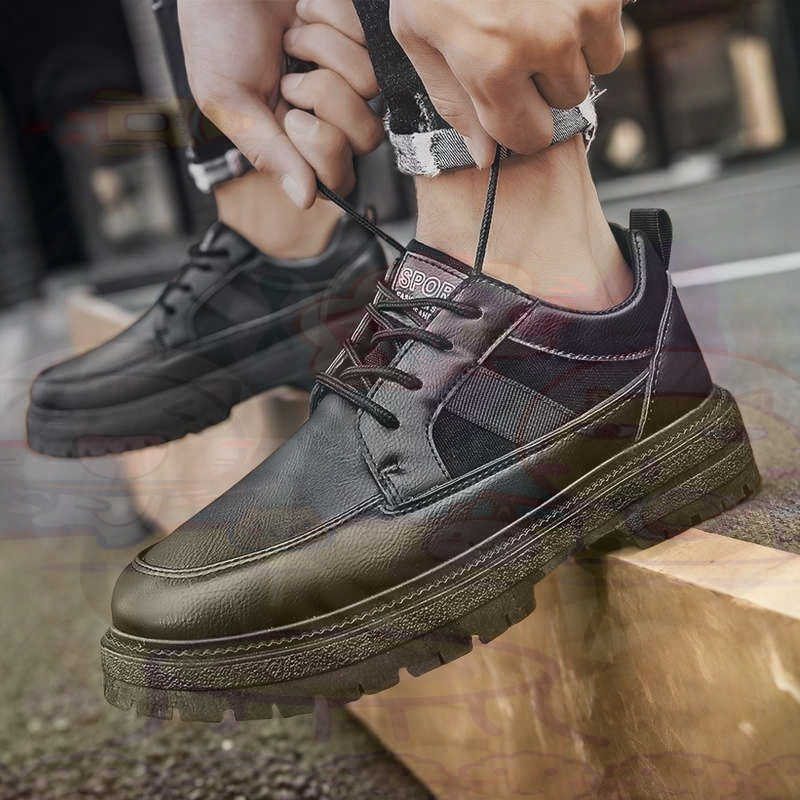 Dark Natural Leather Fashion T - Vintage Collectible Shoes บทวิจารณ์และราคา