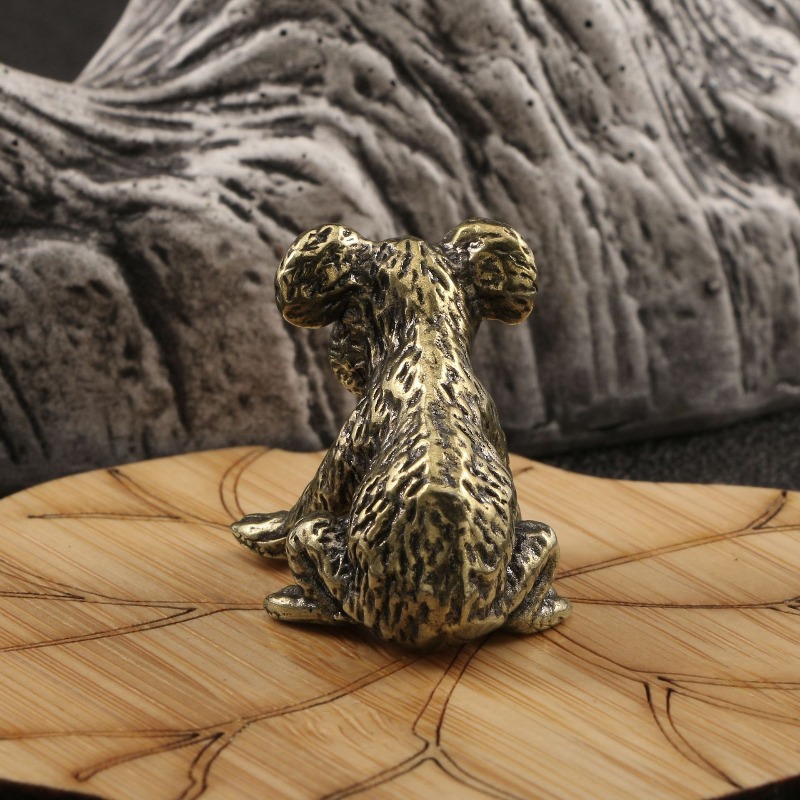 1 PC Vintage Hand Carved Brass - Vintage Collectible Bears บทวิจารณ์และราคา