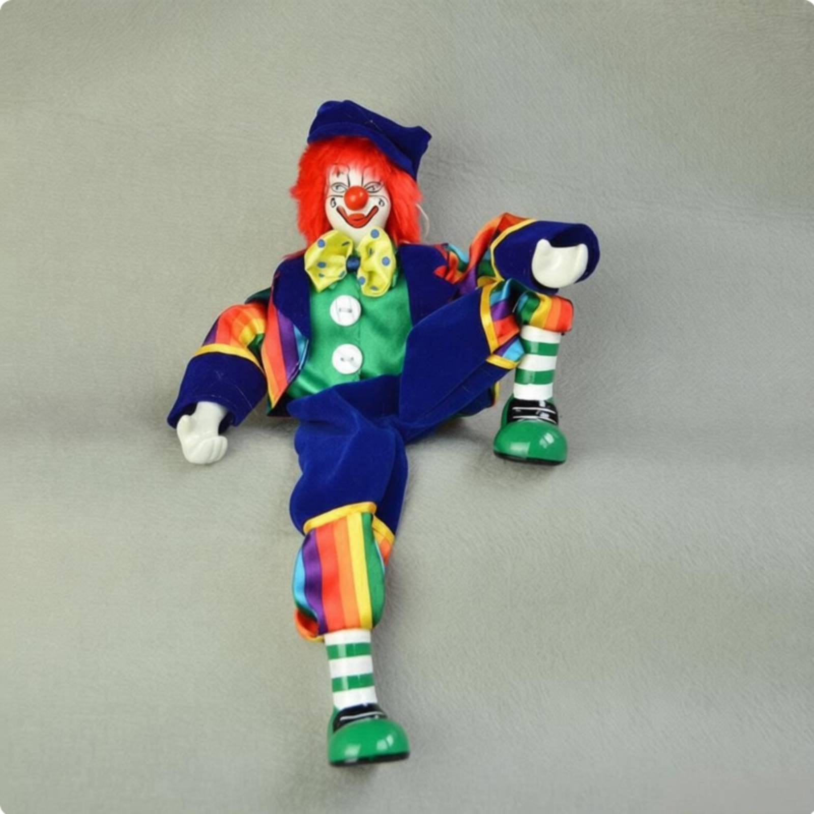 Dangling Leg Clown Doll Handma - Vintage Collectible Clowns บทวิจารณ์และราคา