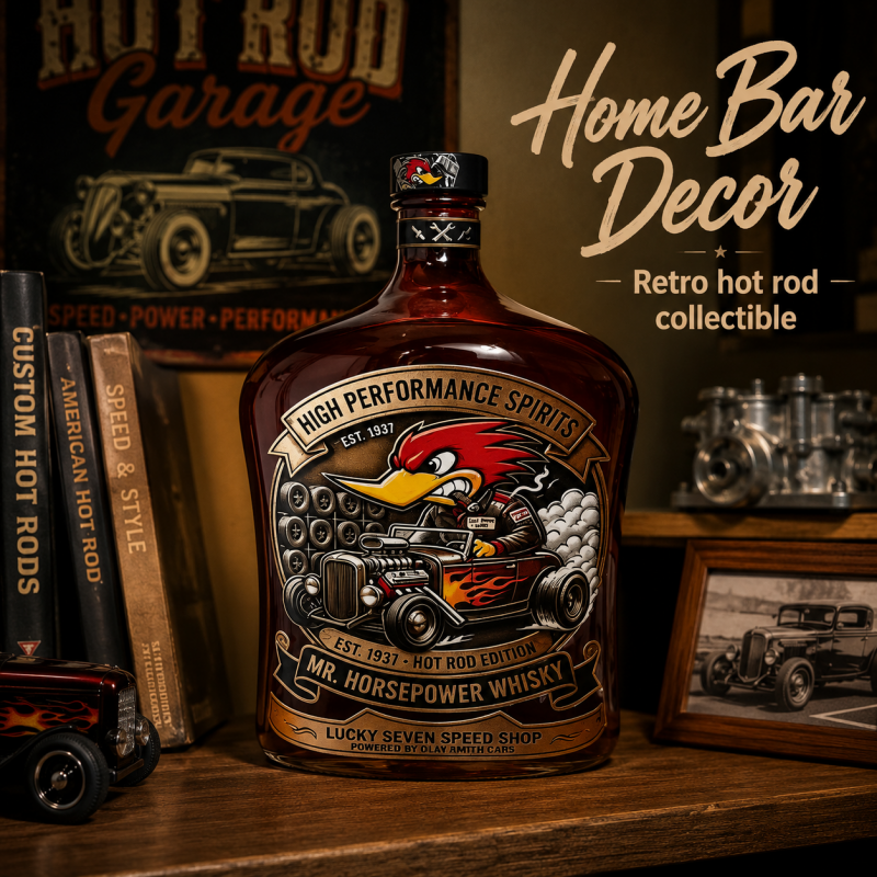 Vintage Hot Rod Mr Horsepower  - Vintage Collectible Bottles บทวิจารณ์และราคา