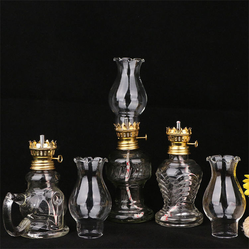 Glass Oil Lamp Classic Retro V - Collectible Vintage Lamps บทวิจารณ์และราคา