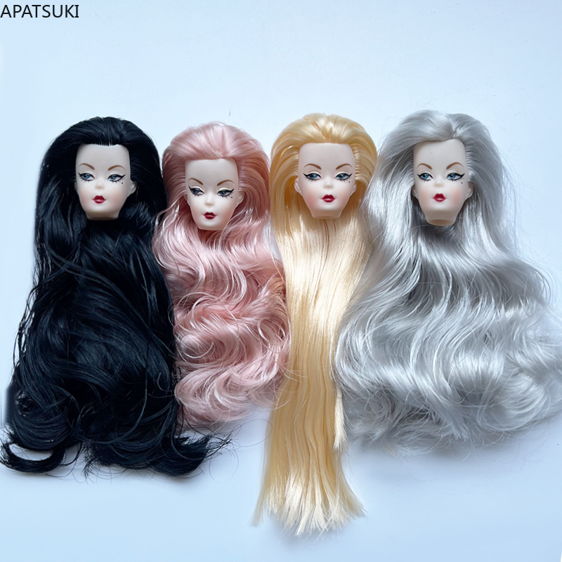 Blue Eye Wavy Curls Hair Doll  - Vintage Item บทวิจารณ์และราคา