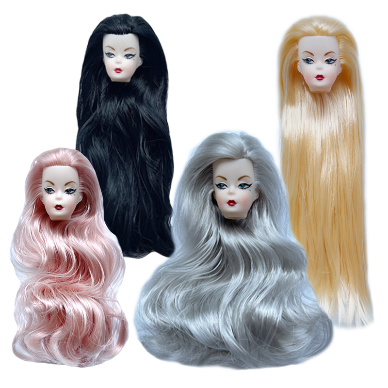 Blue Eye Wavy Curls Hair Doll  - Vintage Item บทวิจารณ์และราคา