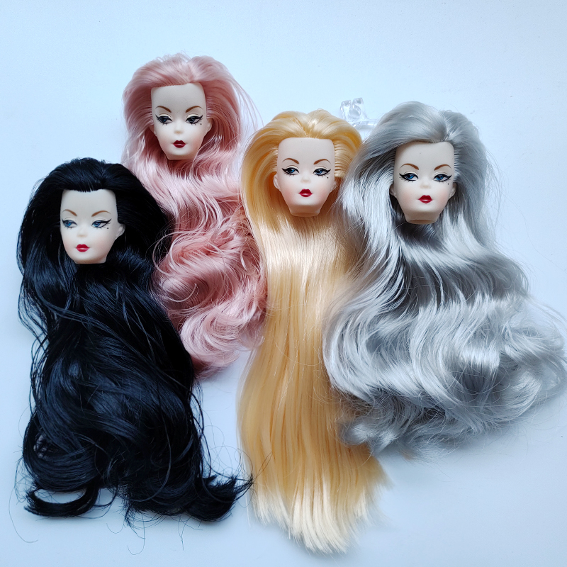 Blue Eye Wavy Curls Hair Doll  - Vintage Item บทวิจารณ์และราคา