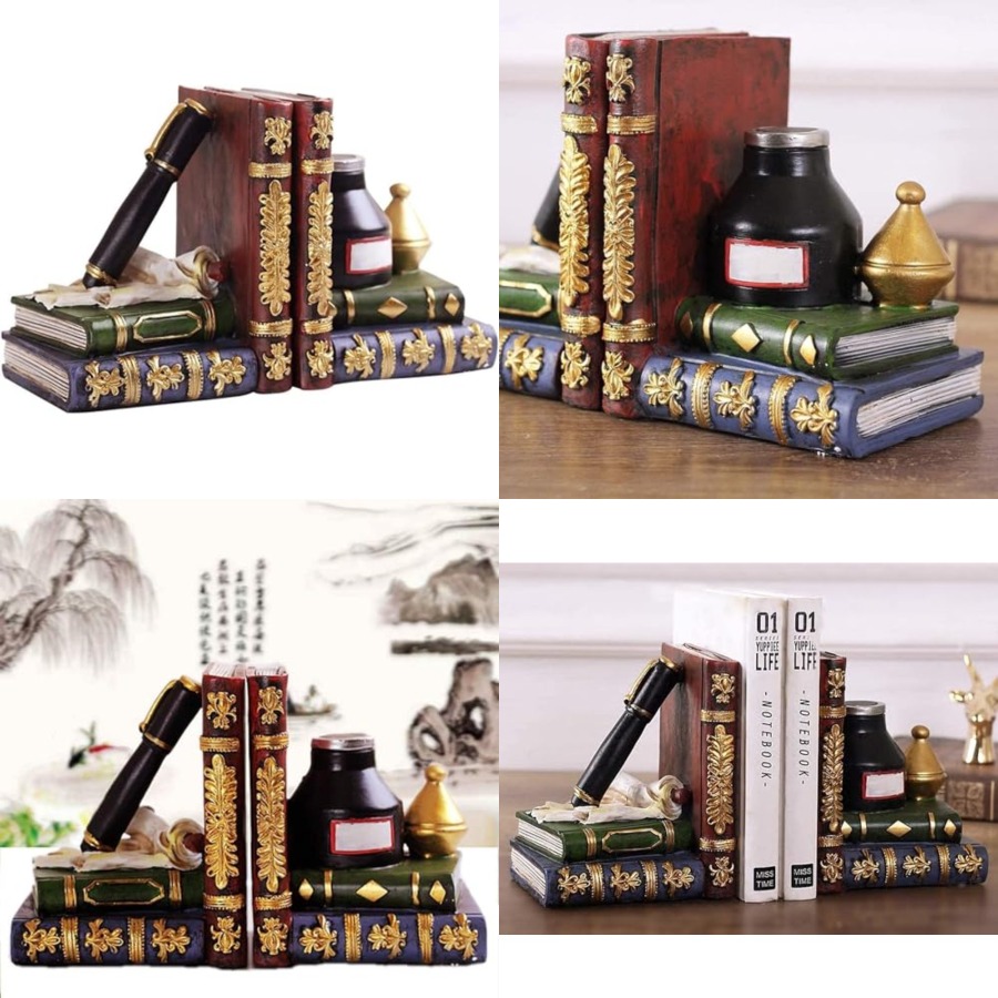 25389 Bookends Antiques Pen In - Collectible Vintage Lamps บทวิจารณ์และราคา