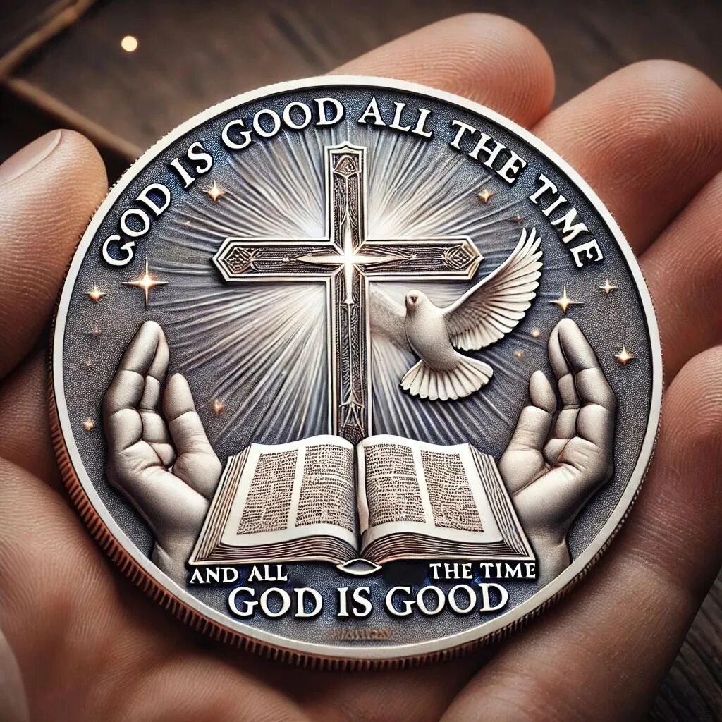 4 Designs GOD IS GOOD Gold Pla - Vintage Collectible Coins บทวิจารณ์และราคา