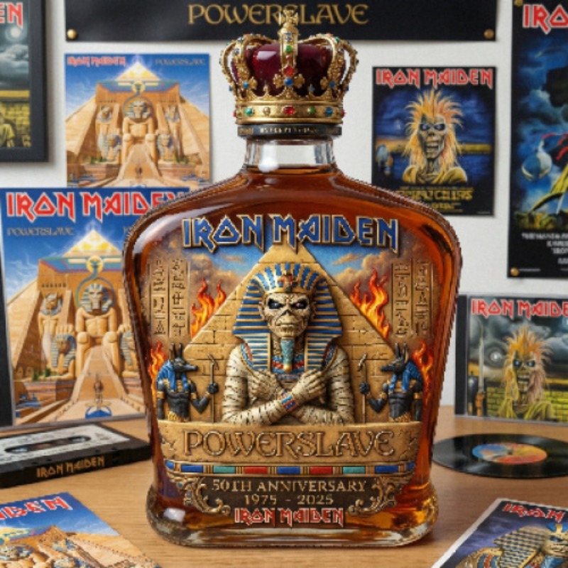 Vintage Rock Themed Mummy Scul - Vintage Collectible Bottles บทวิจารณ์และราคา