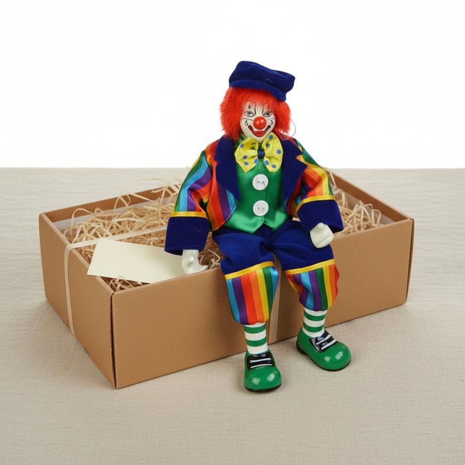 Dangling Leg Clown Doll Hand-P - Vintage Collectible Clowns บทวิจารณ์และราคา