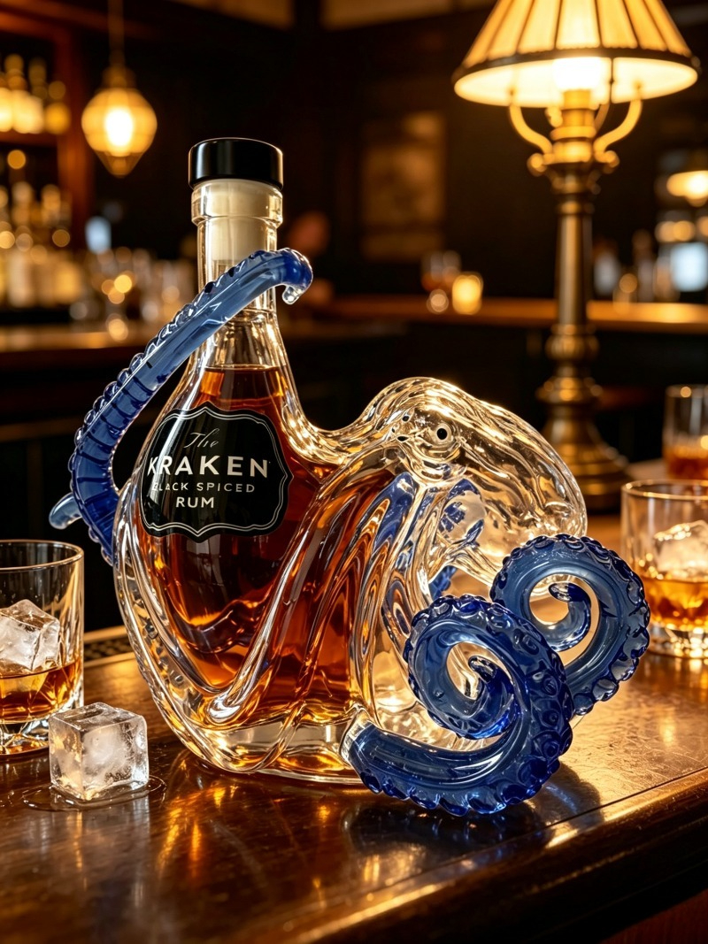 Decanter, Sea Monster, Octopus - Vintage Collectible Bottles บทวิจารณ์และราคา