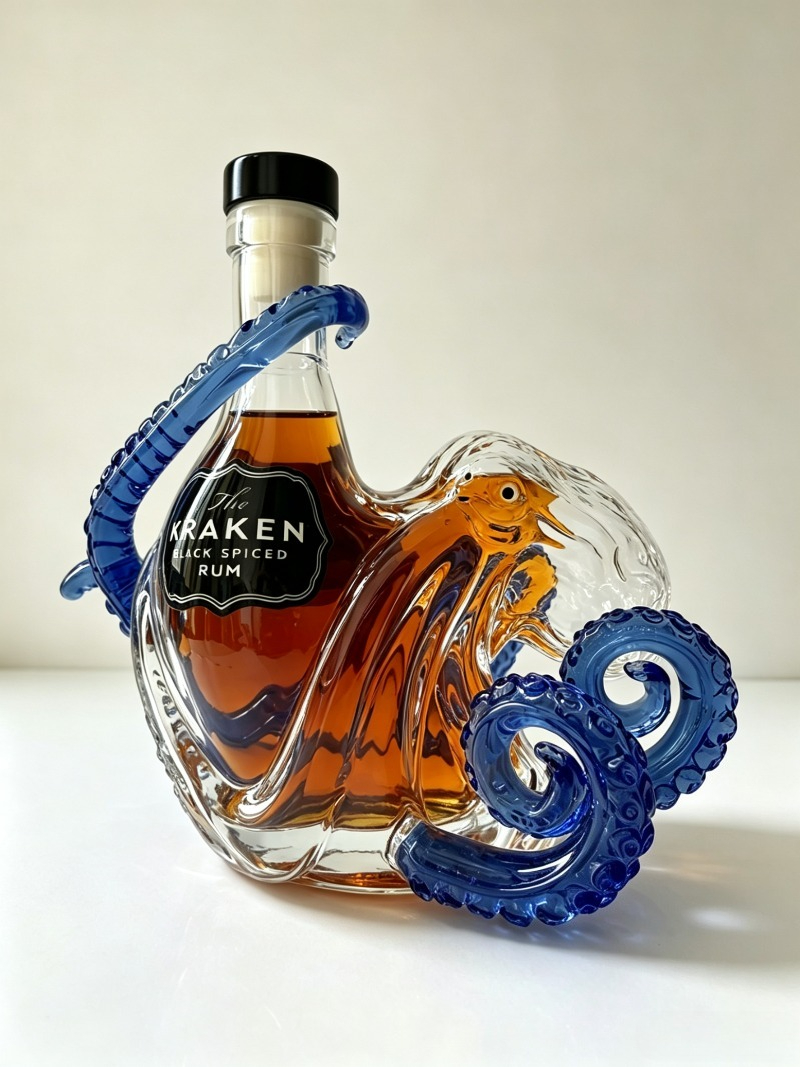 Decanter, Sea Monster, Octopus - Vintage Collectible Bottles บทวิจารณ์และราคา