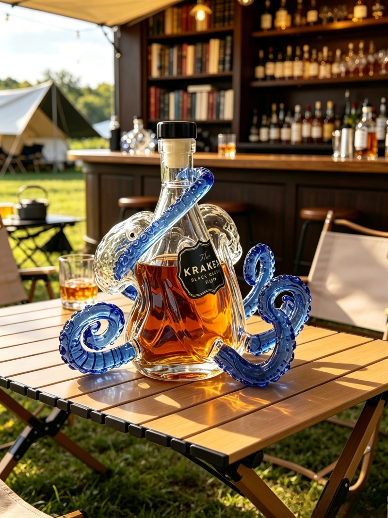 Decanter, Sea Monster, Octopus - Vintage Collectible Bottles บทวิจารณ์และราคา