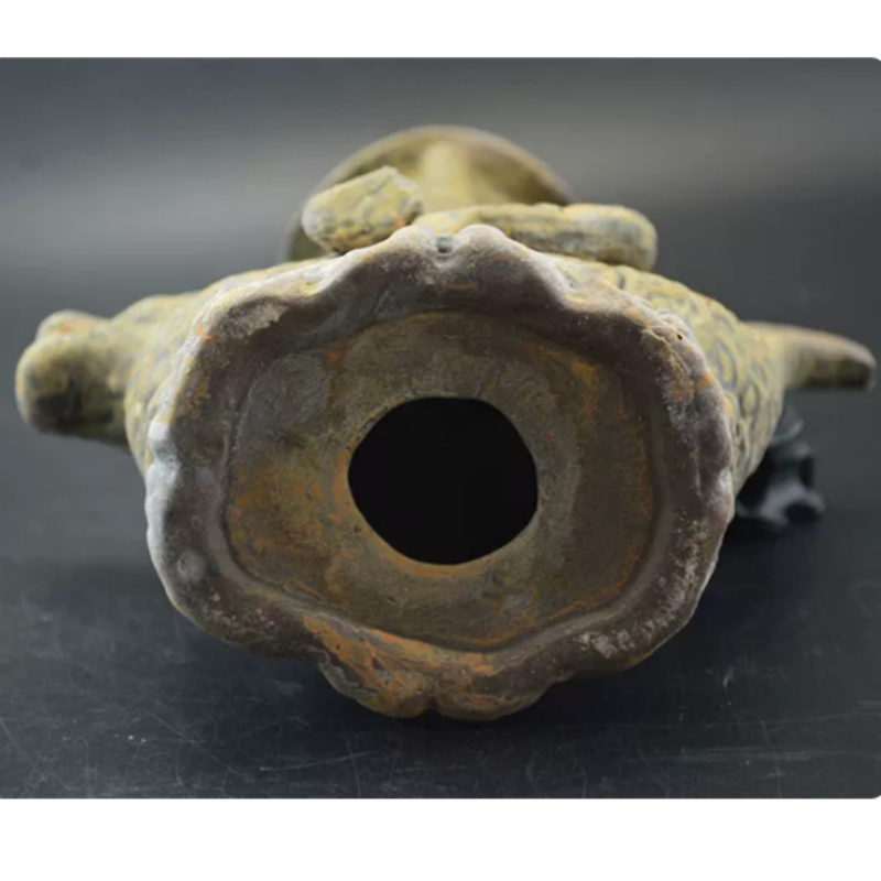Vintage Yue Kiln Qilin Oil Lam - Collectible Vintage Lamps บทวิจารณ์และราคา