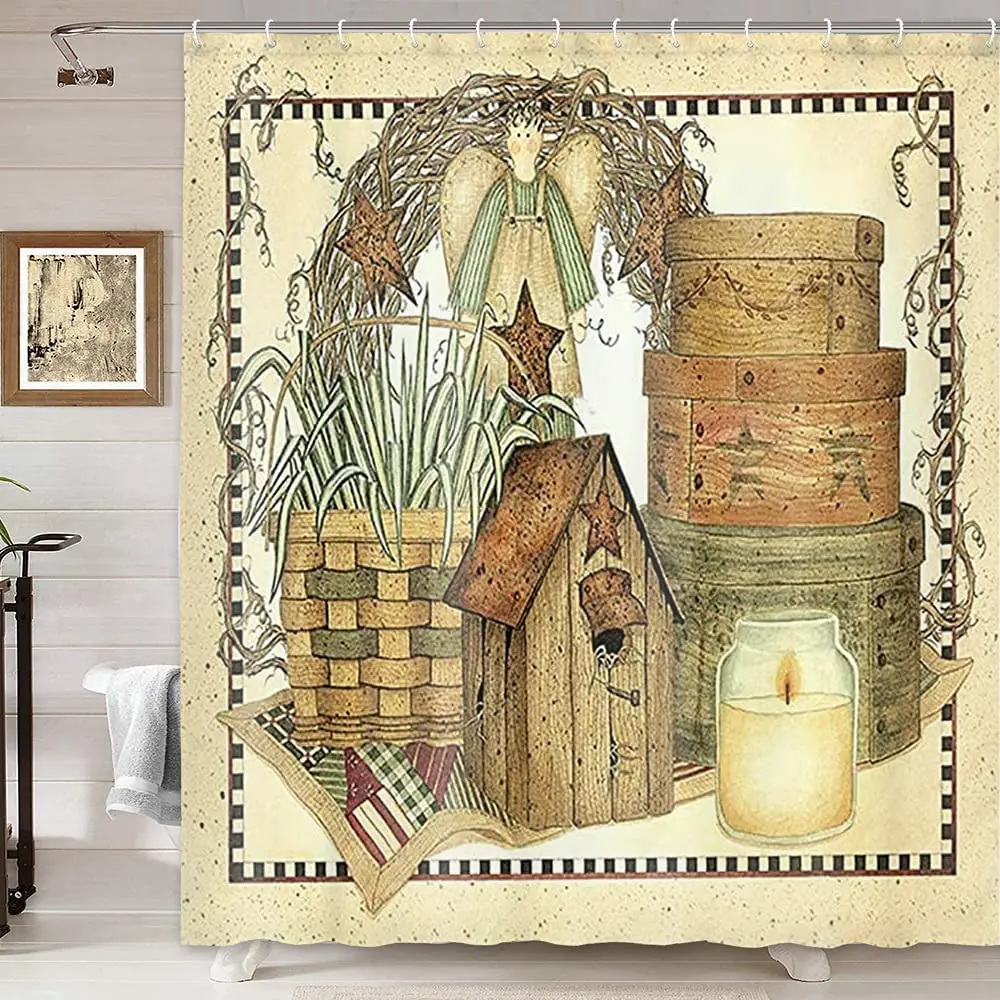 Vintage Rustic Decor Shower Cu - Vintage Cartoon Collectible บทวิจารณ์และราคา