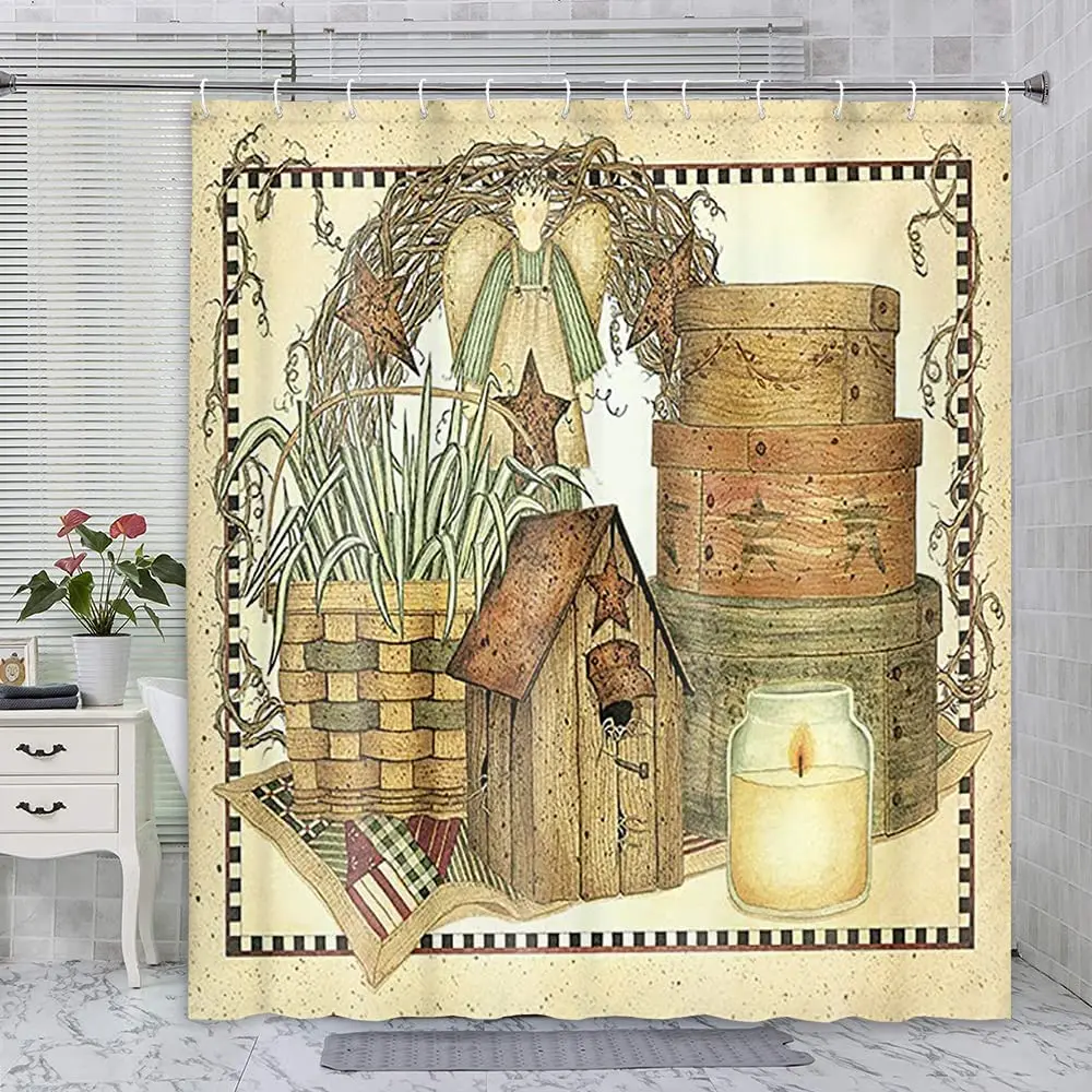 Vintage Rustic Decor Shower Cu - Vintage Cartoon Collectible บทวิจารณ์และราคา