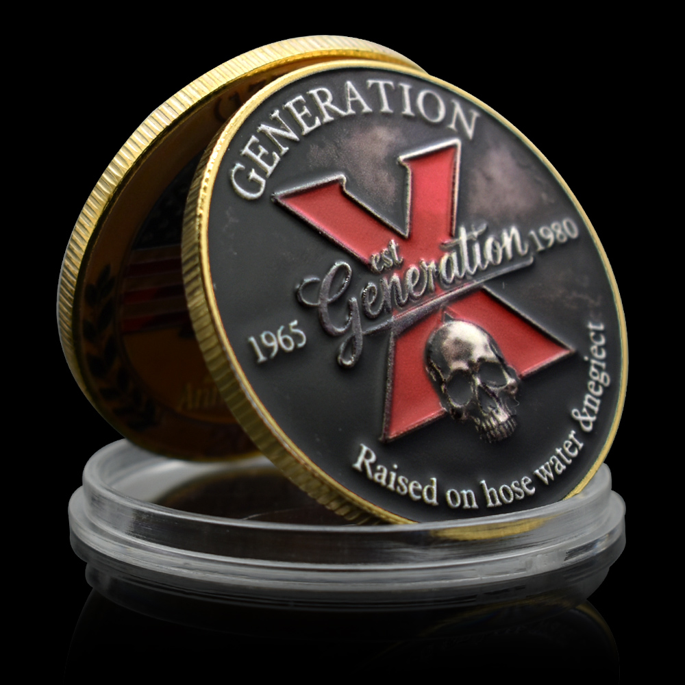 Generation X Skull Metal Coin  - Vintage Collectible Coins บทวิจารณ์และราคา