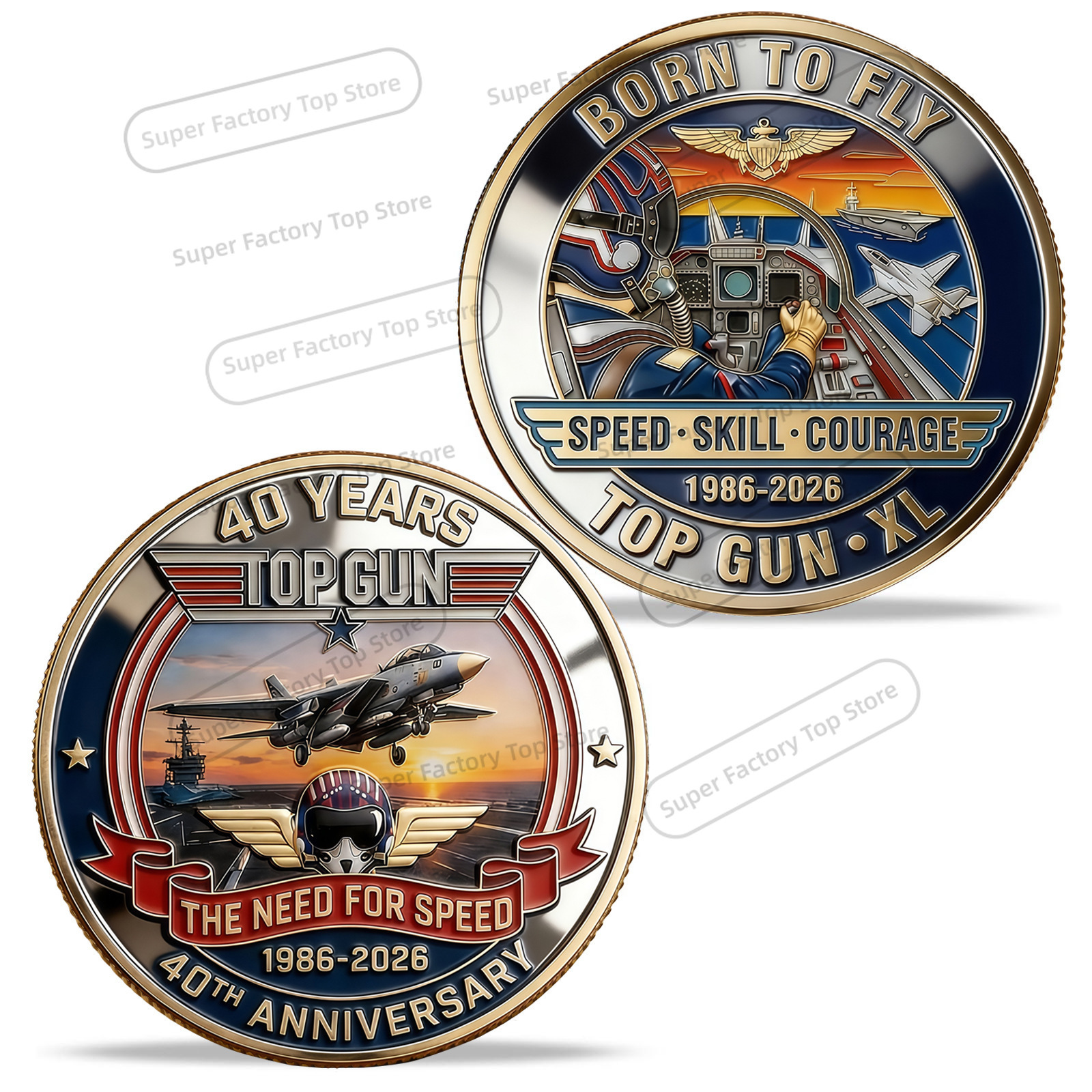 1776-2026 Vintage Brooch 250th - Vintage Collectible Coins บทวิจารณ์และราคา