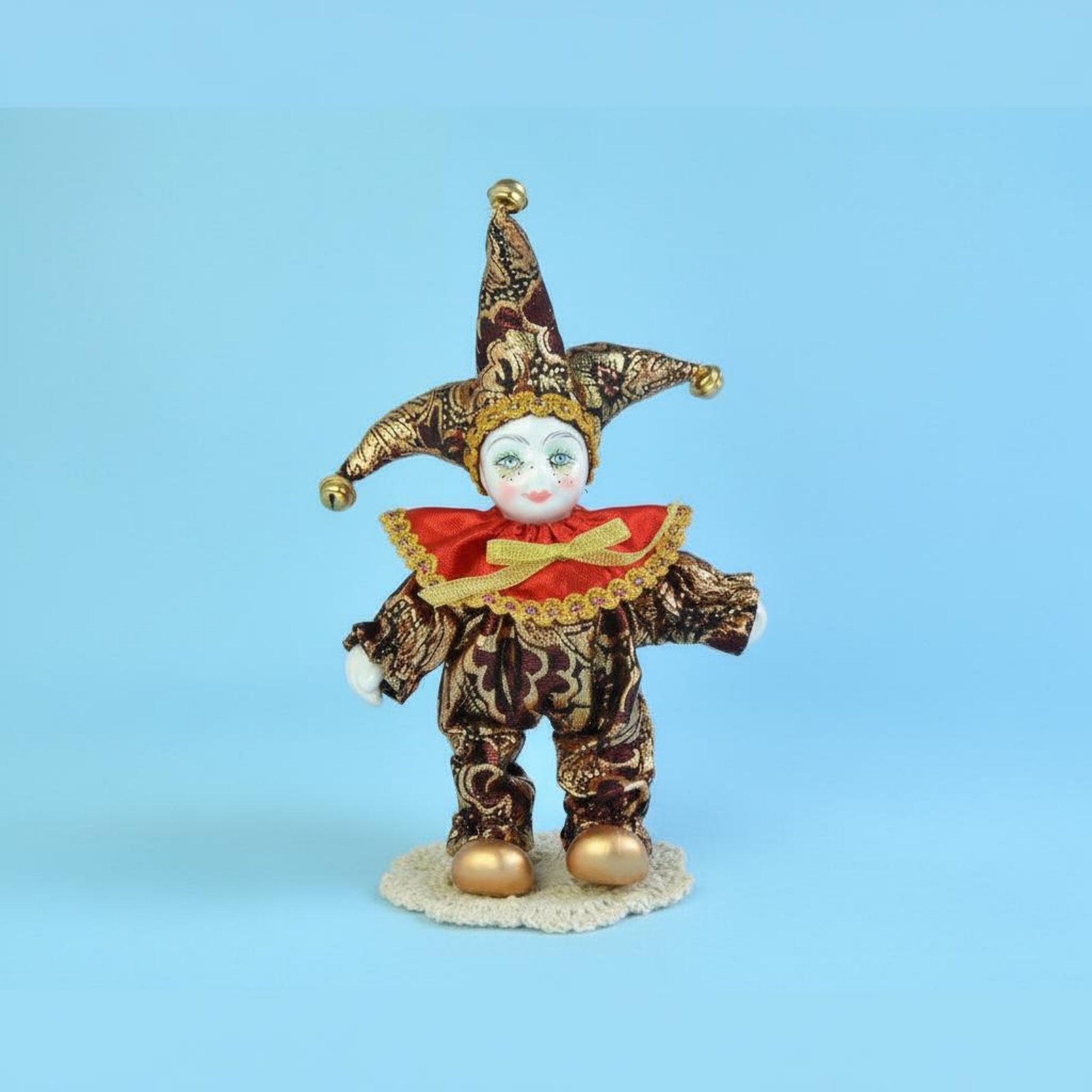 Italian Good Luck Doll Handmad - Vintage Collectible Clowns บทวิจารณ์และราคา
