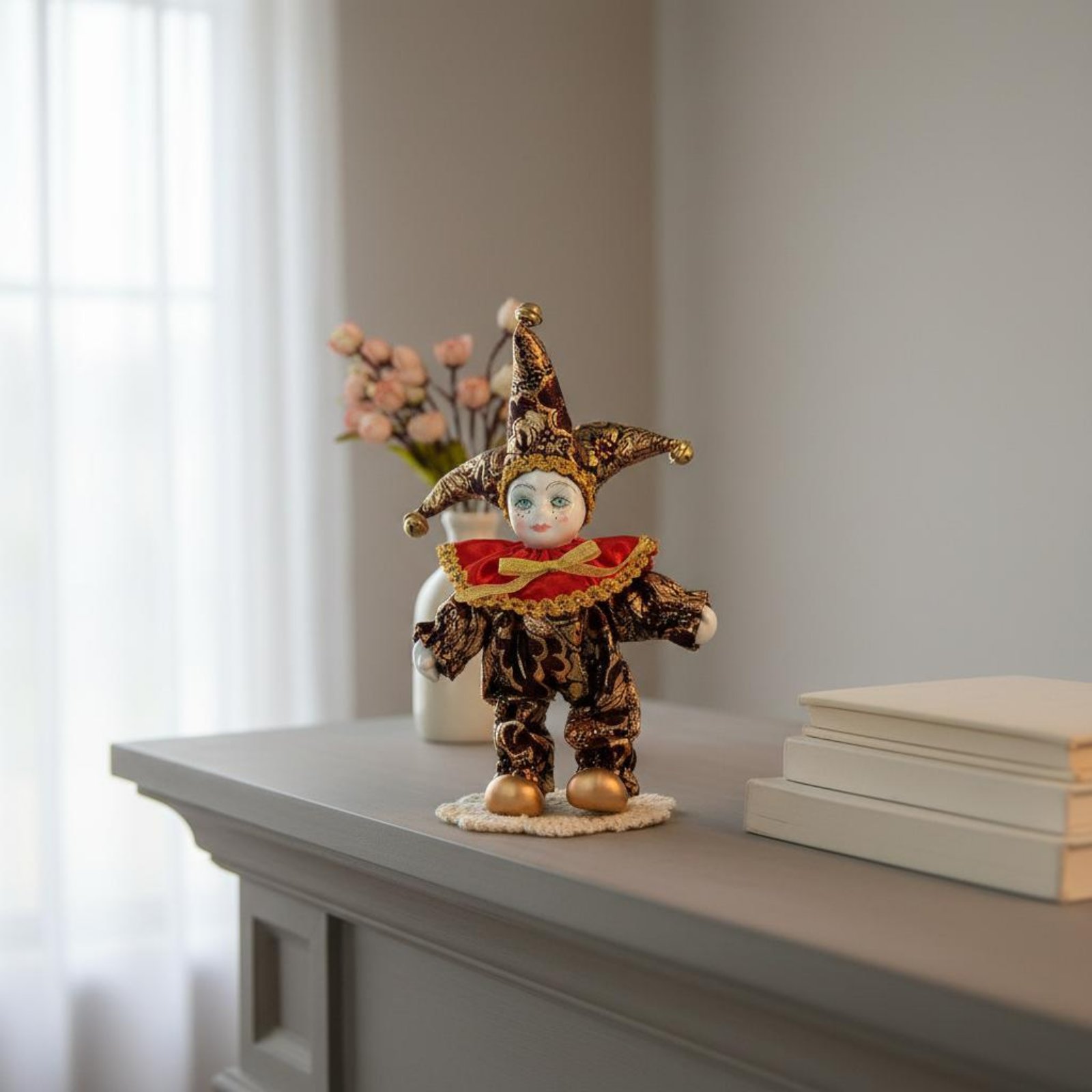 Italian Good Luck Doll Handmad - Vintage Collectible Clowns บทวิจารณ์และราคา
