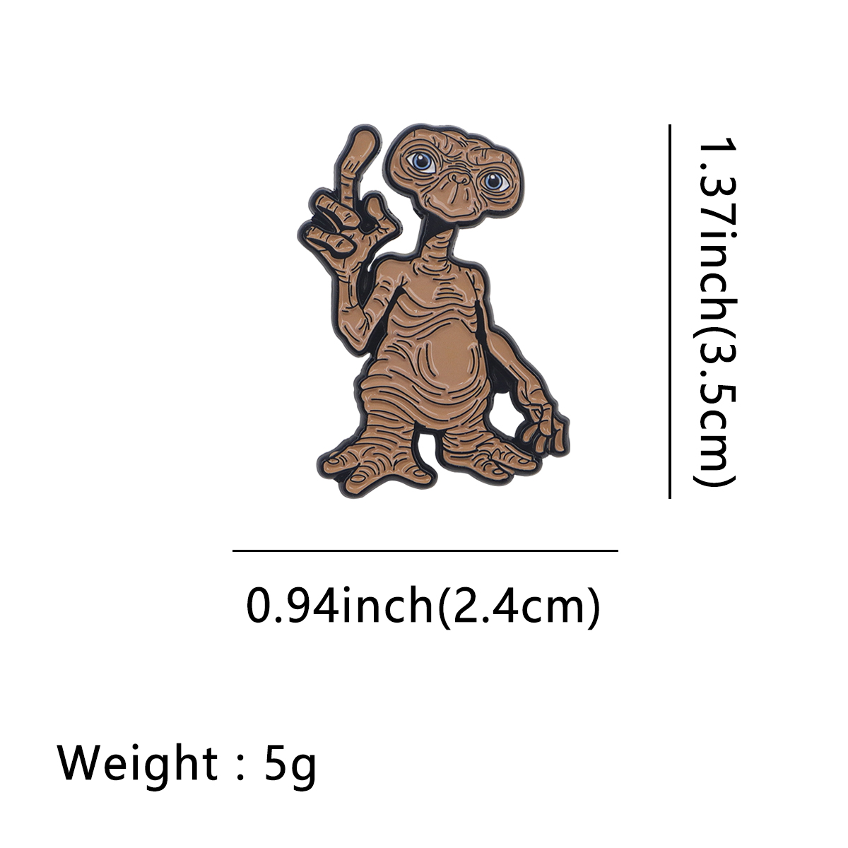 Vintage Funny Alien Enamel Car - Vintage Item บทวิจารณ์และราคา