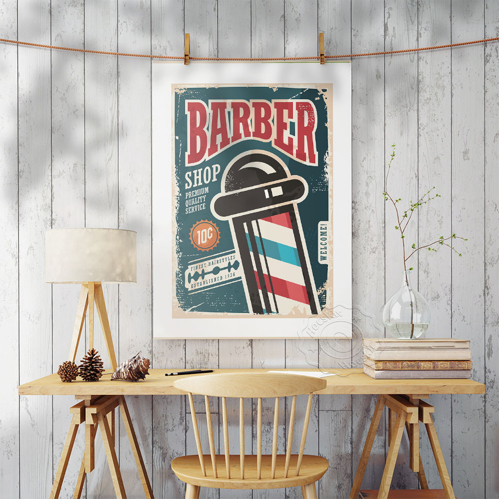 Barber Shop Vintage Art Collec - Collectible Vintage Lamps บทวิจารณ์และราคา