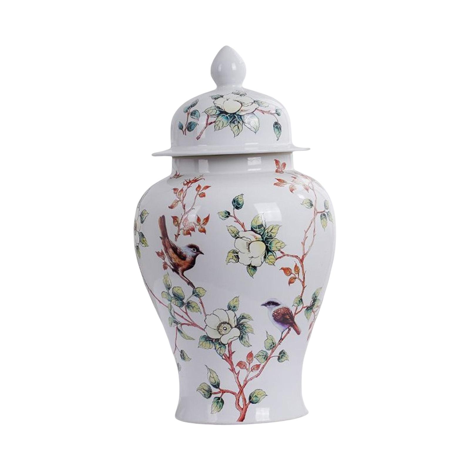 Ceramic Ginger Jar Vase Vintag - Vintage Collectible Bottles บทวิจารณ์และราคา